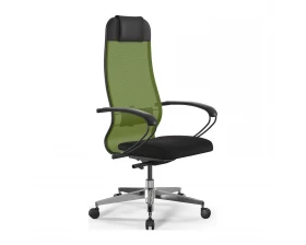 Кресло SynchroSit 10 B1-111K M23.B22.G18.W03 Сетка, Зеленый/Черный images