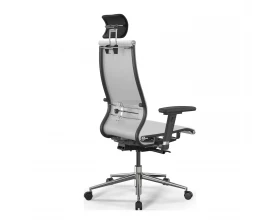 Кресло SynchroSit 10 B2-107D M23.B23.G18.W02 (с подголовником, подл.2) Сетка, Белый images