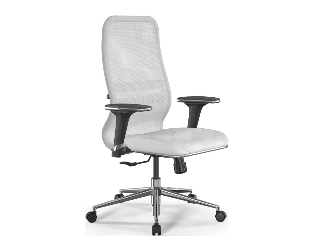 Кресло SynchroSit 8 B2-25D M20.B23.G18.W02 Сетка/Экокожа, Белый