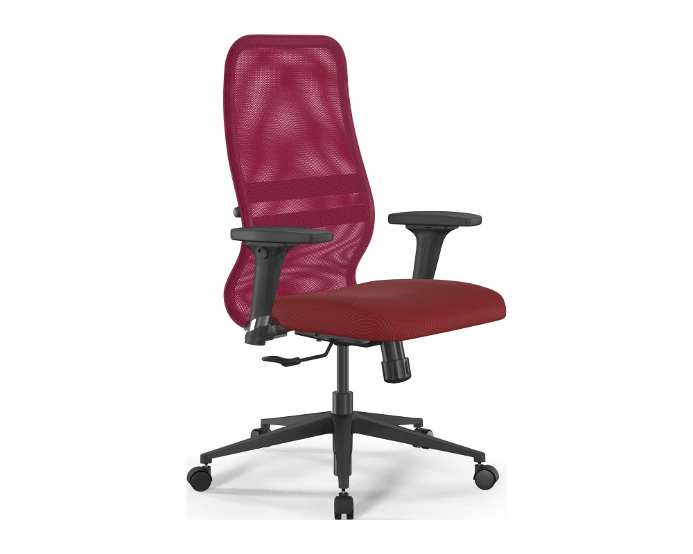 Кресло SynchroSit 8 B2-8D M20.B11.G19.W02 Сетка, Красный