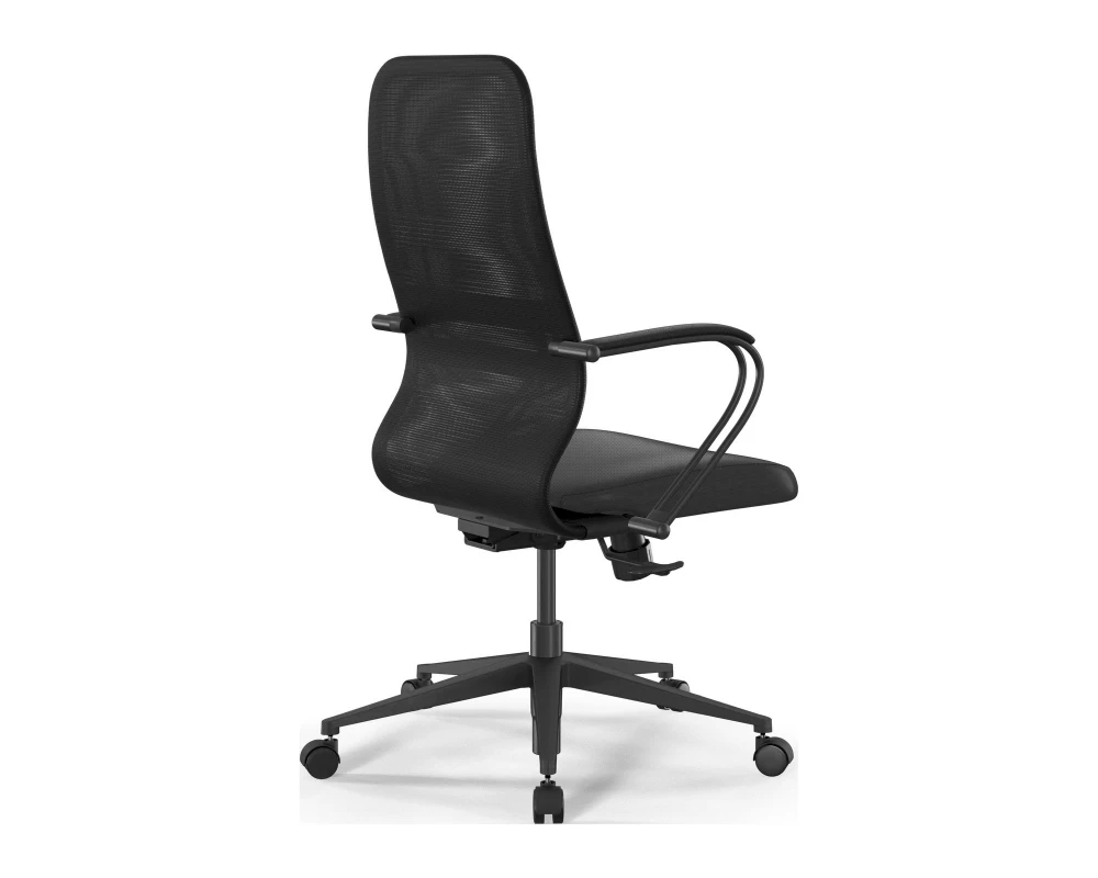 Кресло SynchroSit 8 B2-9K M25.B11.G19.W02 (подл. 1) Сетка/Экокожа, Черный