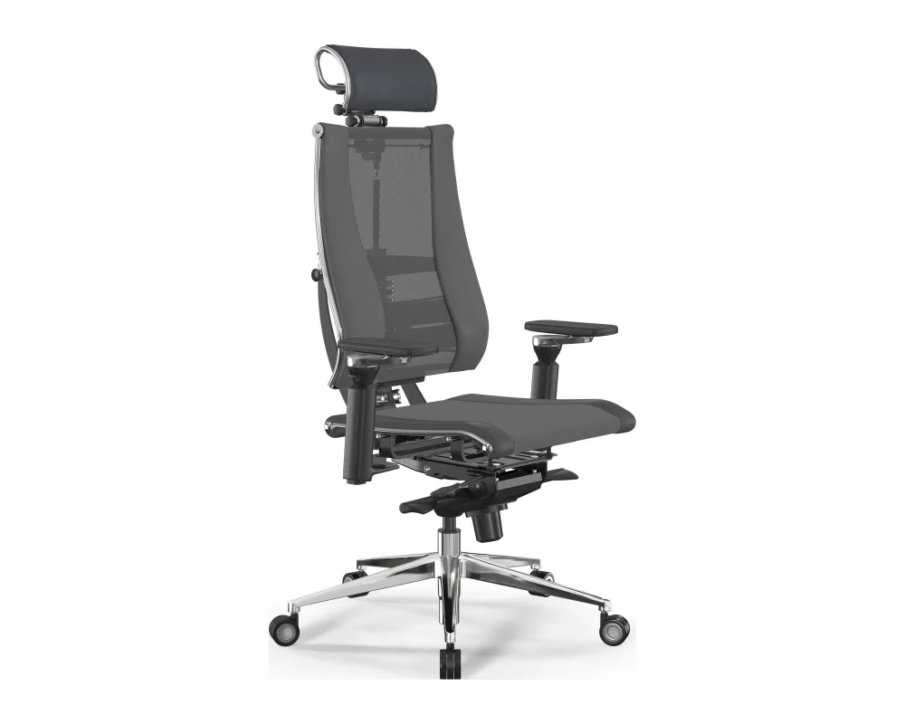 Кресло Y 4DF B2-14D M06.B35.G11.W04 Сетка, Серый/Темно-серый