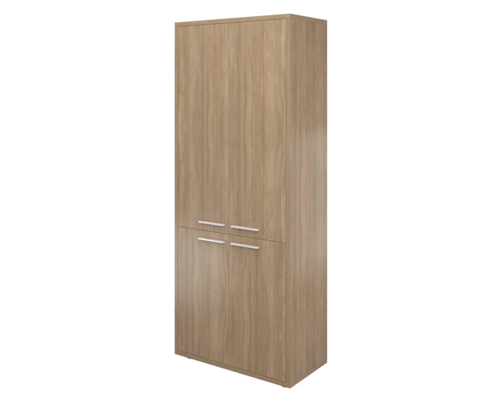 Шкаф высокий закрытый 4 двери 800х400х1980 Дублин