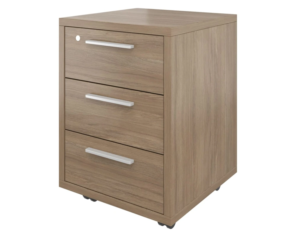 Тумба выкатная (3 ящика с замком) 450х450х600 Дублин