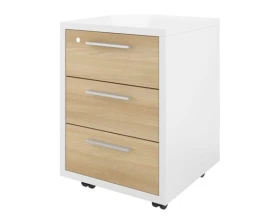 Тумба выкатная (3 ящика с замком) 450х450х600 Дублин images