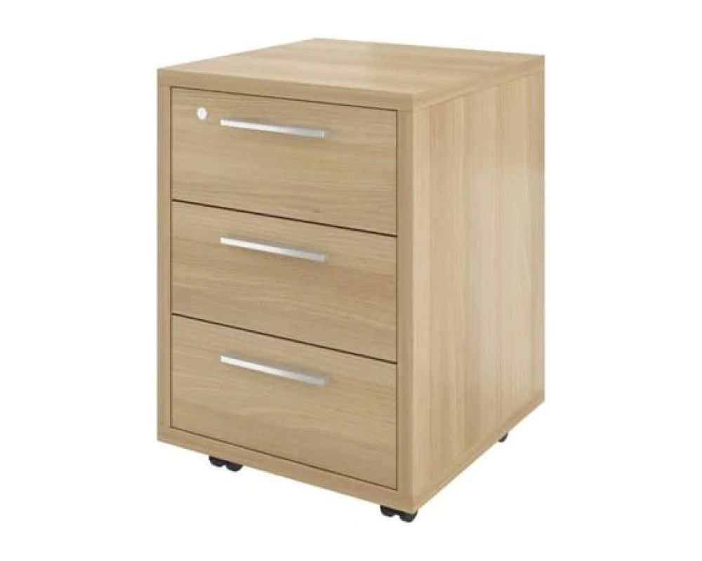 Тумба выкатная (3 ящика с замком) 450х450х600 Дублин