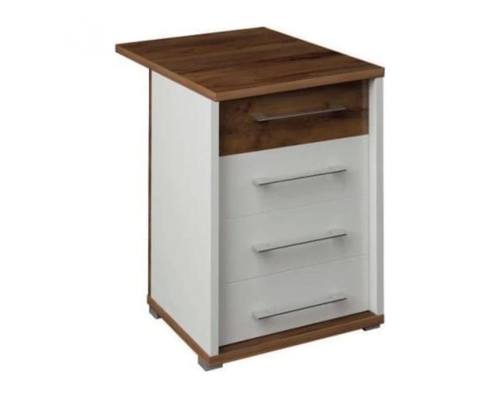 Тумба приставная (4 ящика) с торцевым топом 554*680*750 МТ54 Милано