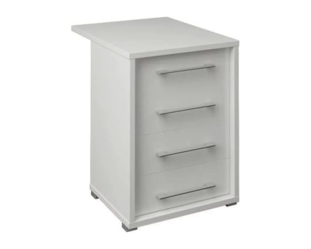 Тумба приставная (4 ящика) с торцевым топом 554*680*750 МТ54 Милано