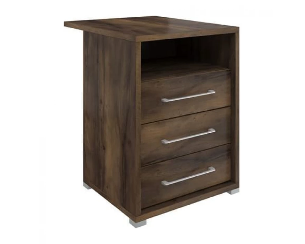 Тумба приставная с нишей и торцевым топом 554*680*750 МТ55 Милано