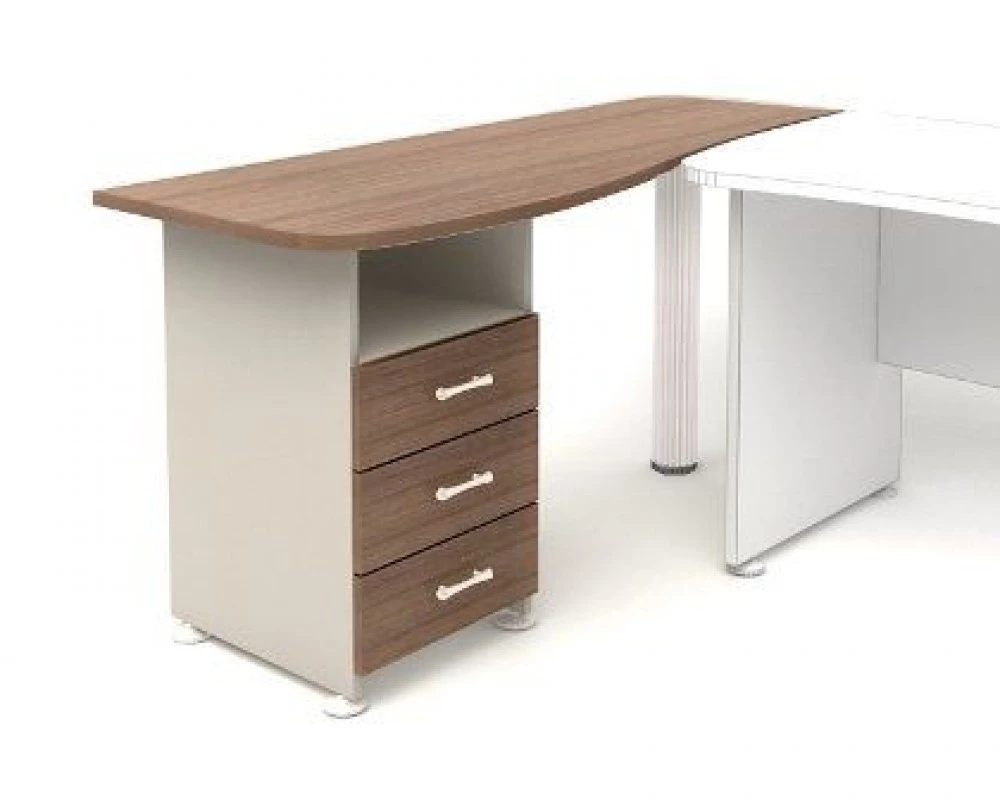 Тумба приставная левая 1600х600х740 К25 Модерн