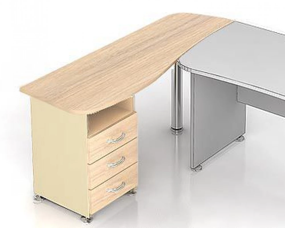 Тумба приставная левая 1600х600х740 К27 Модерн