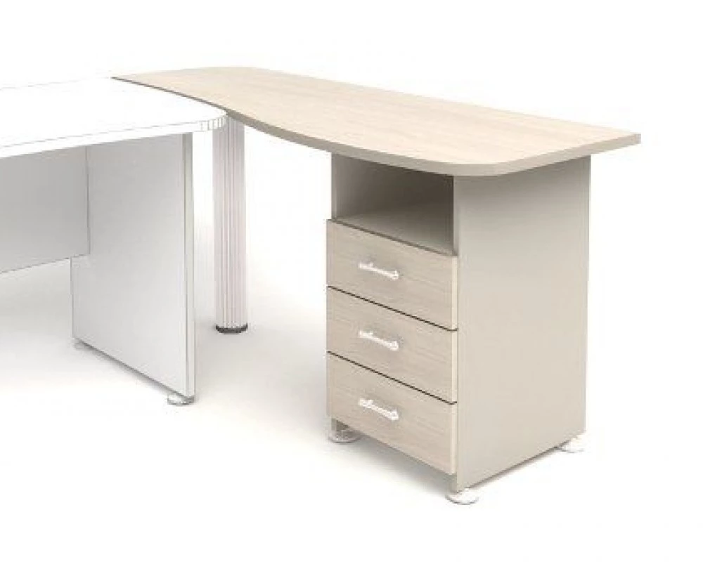 Тумба приставная правая 1600х600х740 К26 Модерн