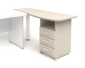 Тумба приставная правая 1600х600х740 К26 Модерн images