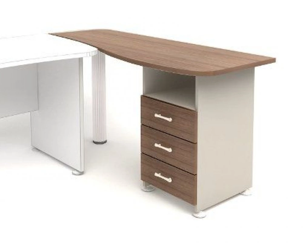 Тумба приставная правая 1600х600х740 К26 Модерн