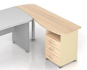 Тумба приставная правая 1600х600х740 К28 Модерн images