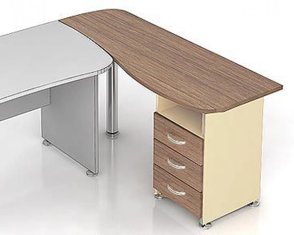 Тумба приставная правая 1600х600х740 К28 Модерн