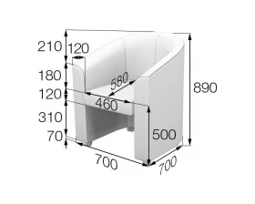 Кресло CHAIR1 Чаирмикс MVK images