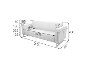 Диван 3-местный Dk3 Дакар MVK images