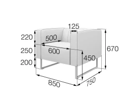Кресло КС1-60 Кейс MVK images