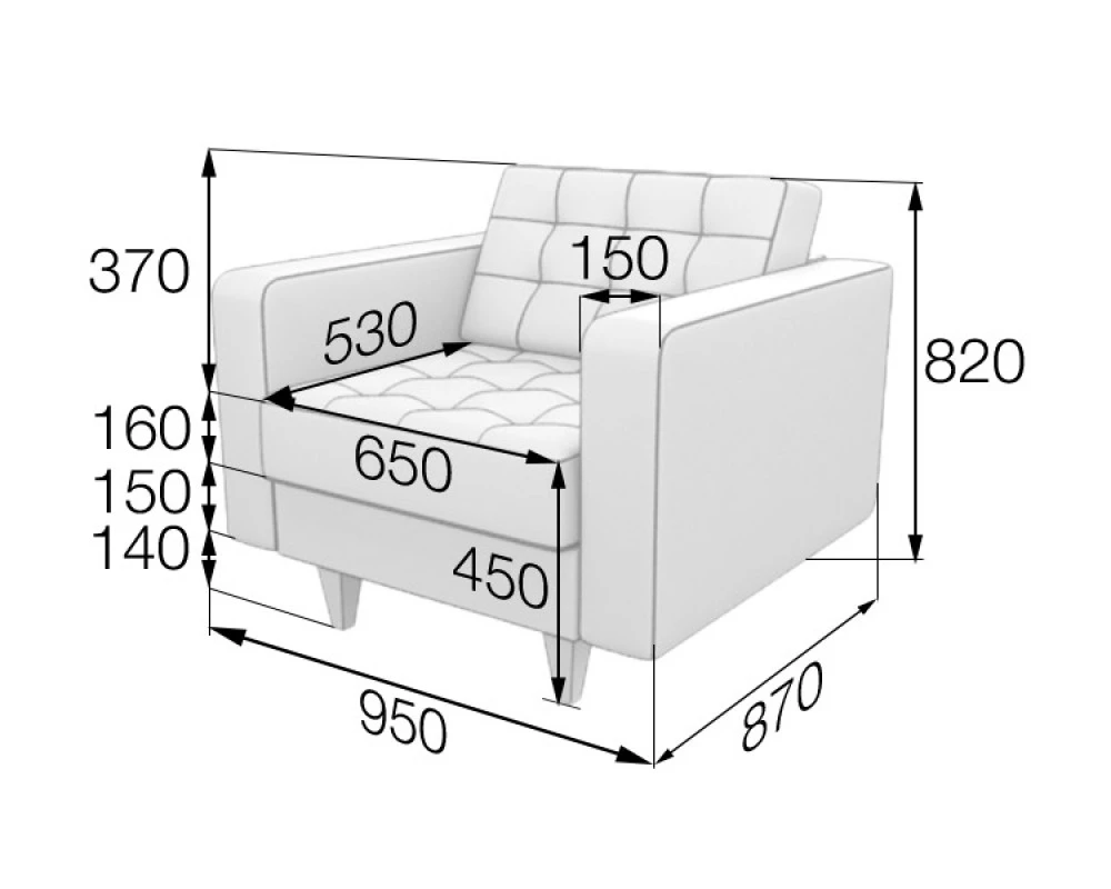 Кресло Kos1-2 Космо MVK