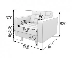Кресло Kos1-2 Космо MVK images