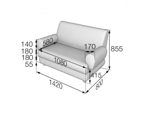 Диван 2-местный M2-2 Матрикс MVK images