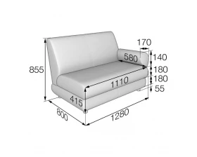 Модуль 2-местный левый M2L-1 Матрикс MVK images