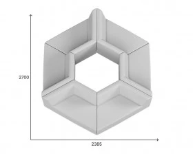 Комплект мягкой мебели Оригами MVK images