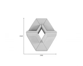 Комплект мягкой мебели Оригами MVK images