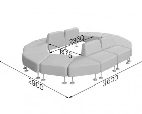 Комплект мягкой мебели Смарт MVK images