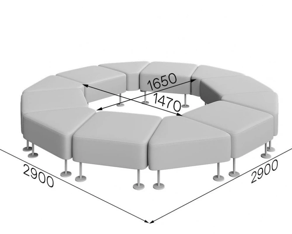 Комплект мягкой мебели Смарт MVK