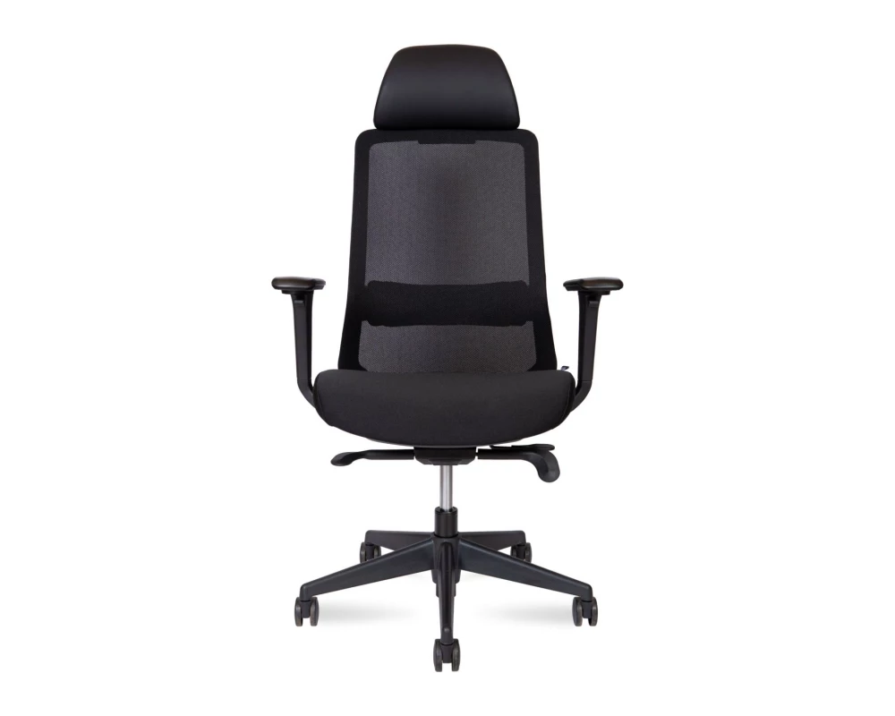 Кресло Norden Como black Сетка/ Ткань, Черный