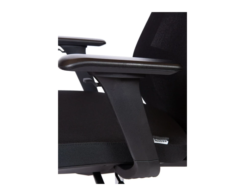 Кресло Norden Como black Сетка/ Ткань, Черный