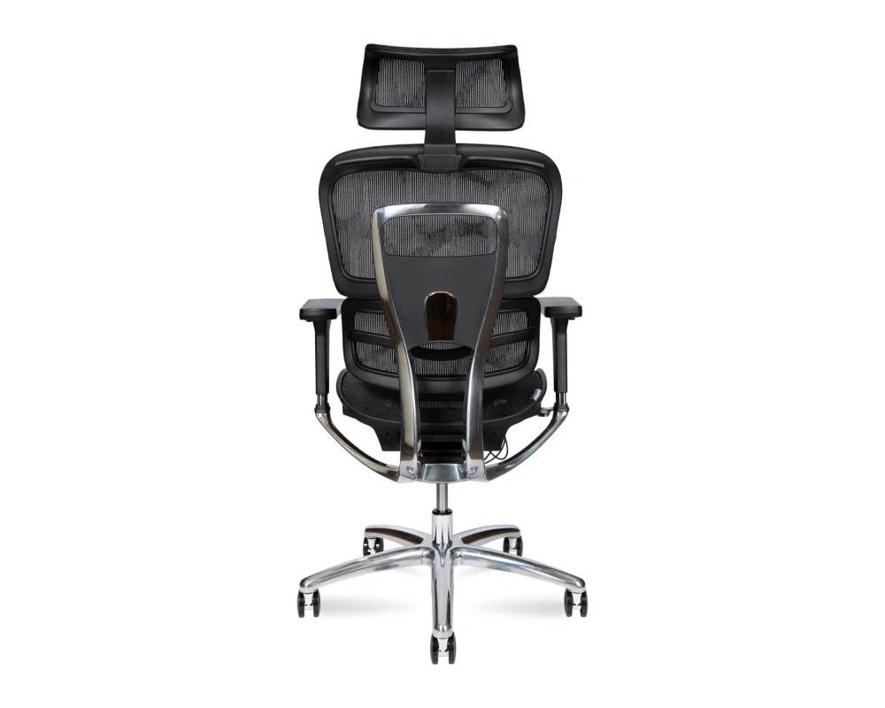 Кресло Norden Kron aluminium black Сетка, Черный