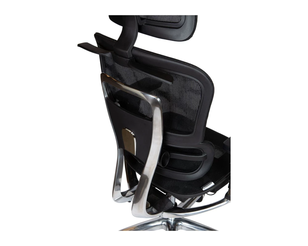 Кресло Norden Kron aluminium black Сетка, Черный