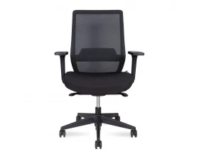 Кресло Norden Mono black LB Сетка/ Ткань, Черный images