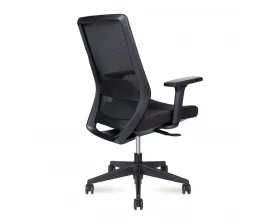 Кресло Norden Mono black LB Сетка/ Ткань, Черный images