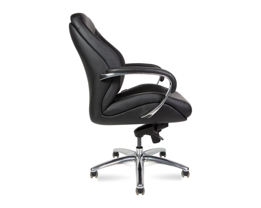 Кресло Norden Porsche LB Натуральная кожа, Черный