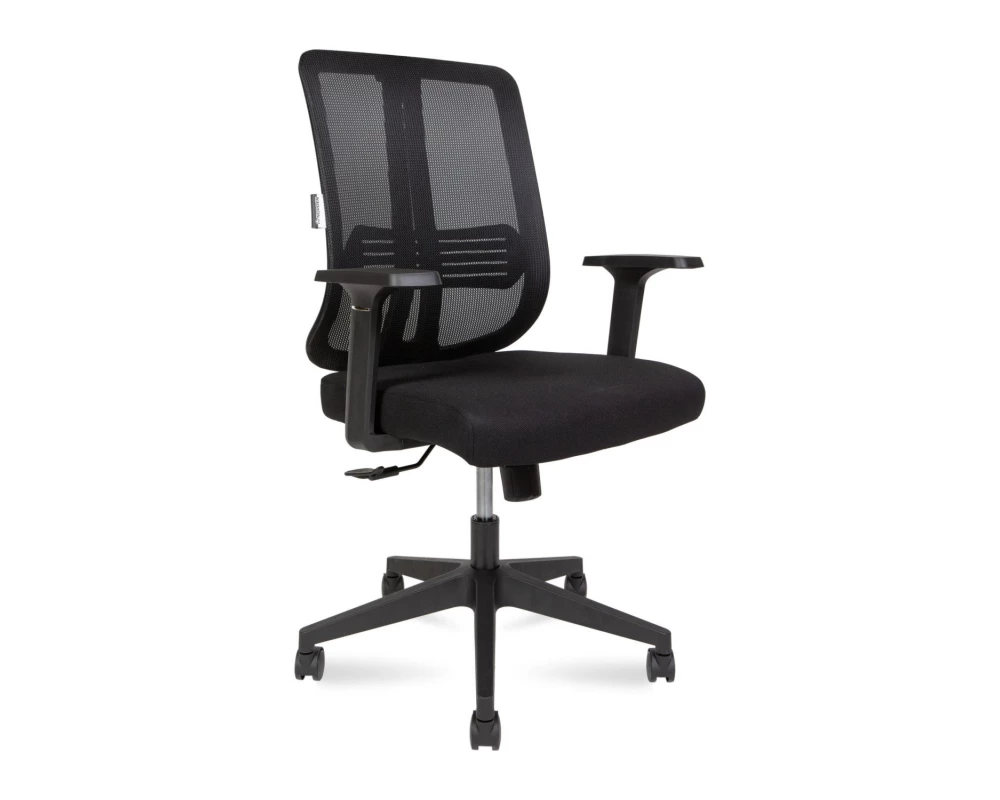 Кресло Norden Tema LB Сетка/ Ткань, Черный