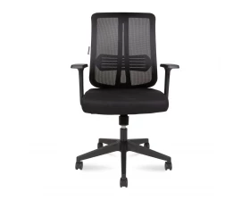 Кресло Norden Tema LB Сетка/ Ткань, Черный images