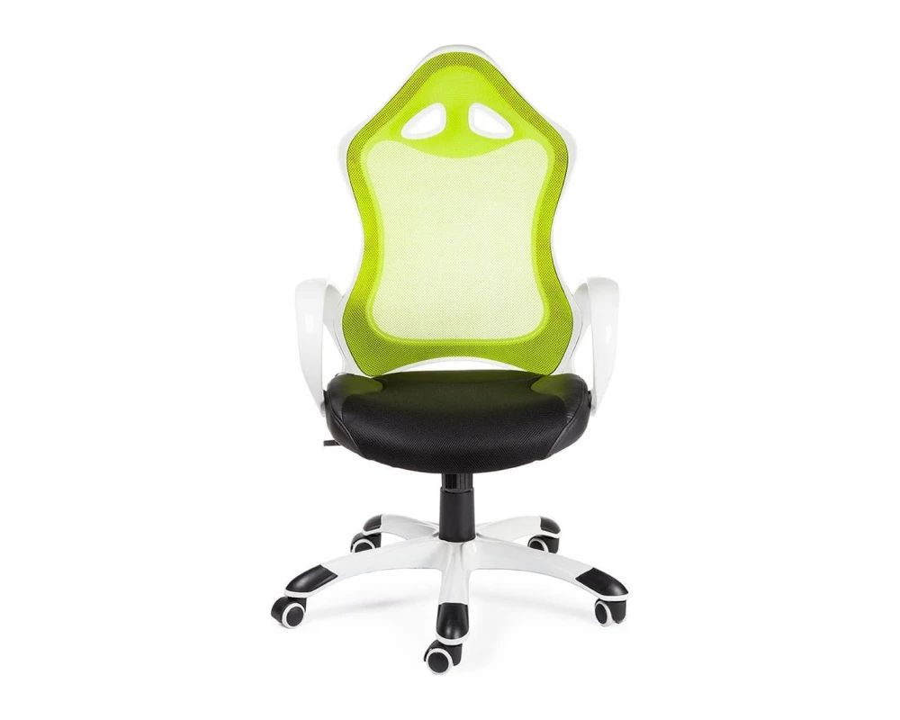 Кресло Norden Тесла Сетка/ Ткань, Зеленый/Черный