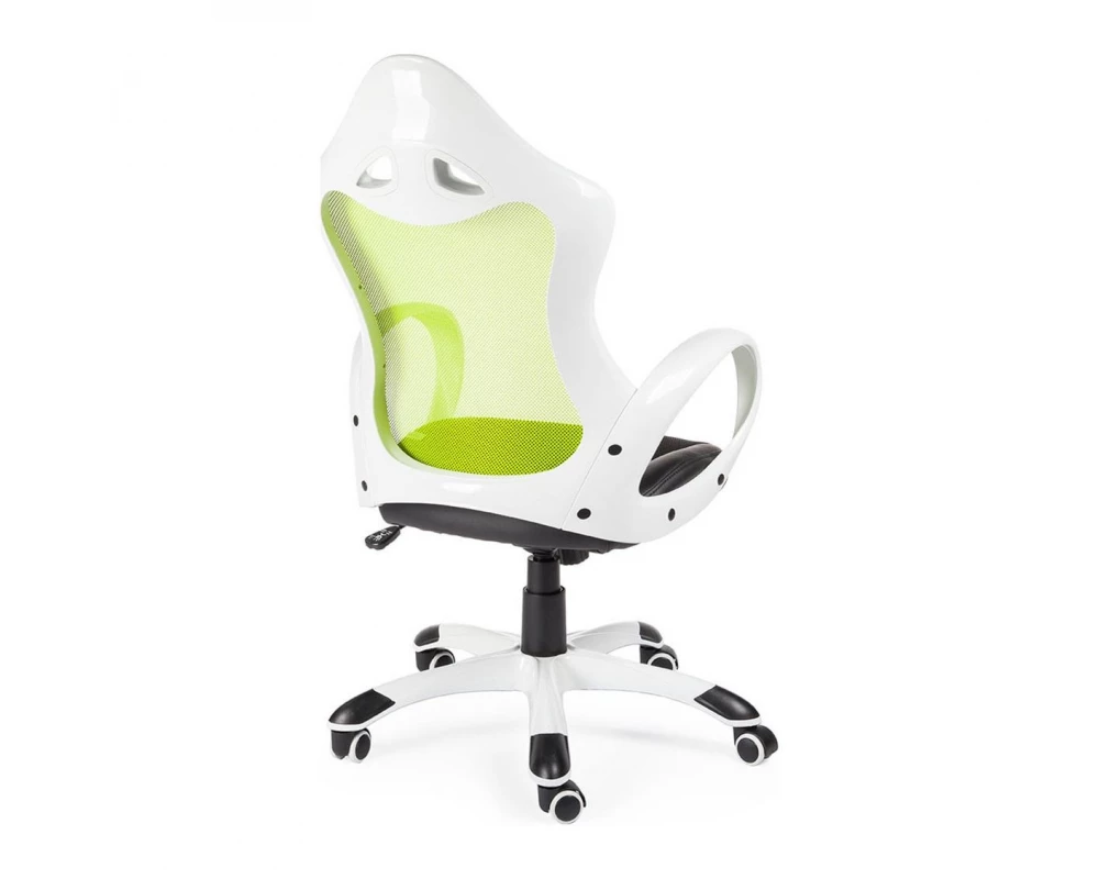 Кресло Norden Тесла Сетка/ Ткань, Зеленый/Черный