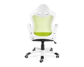 Кресло Norden Тесла Сетка/ Ткань, Зеленый/Черный images