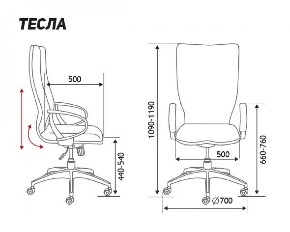 Кресло Norden Тесла Сетка/ Ткань, Зеленый/Черный