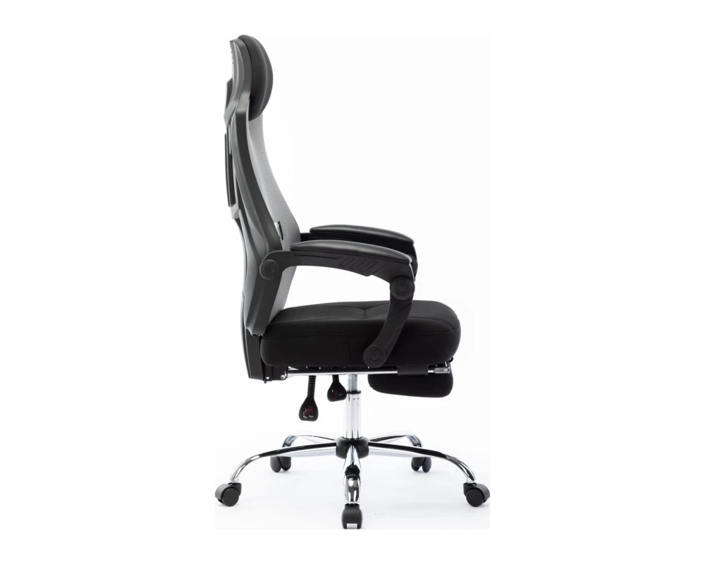 Кресло Norden 007 NEW black frame Сетка/Ткань, Черный