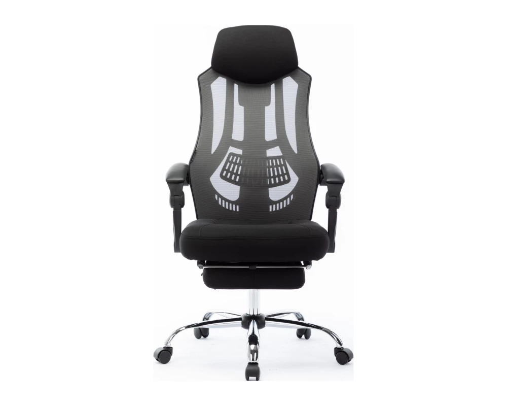 Кресло Norden 007 NEW black frame Сетка/Ткань, Черный