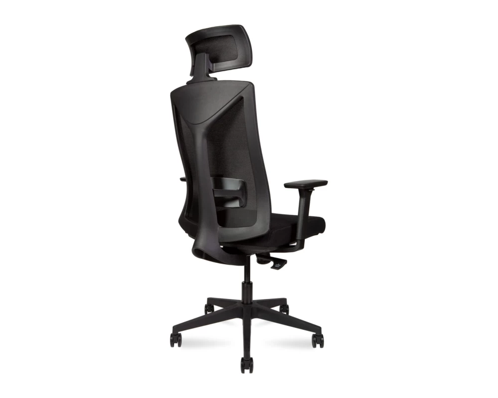 Кресло Norden Бостон black Сетка/Ткань, Черный