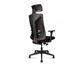 Кресло Norden Бостон black Сетка/Ткань, Черный images