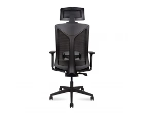 Кресло Norden Бостон black Сетка/Ткань, Черный images