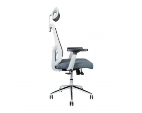 Кресло Norden Гарда SL white Сетка/Ткань, Серый images